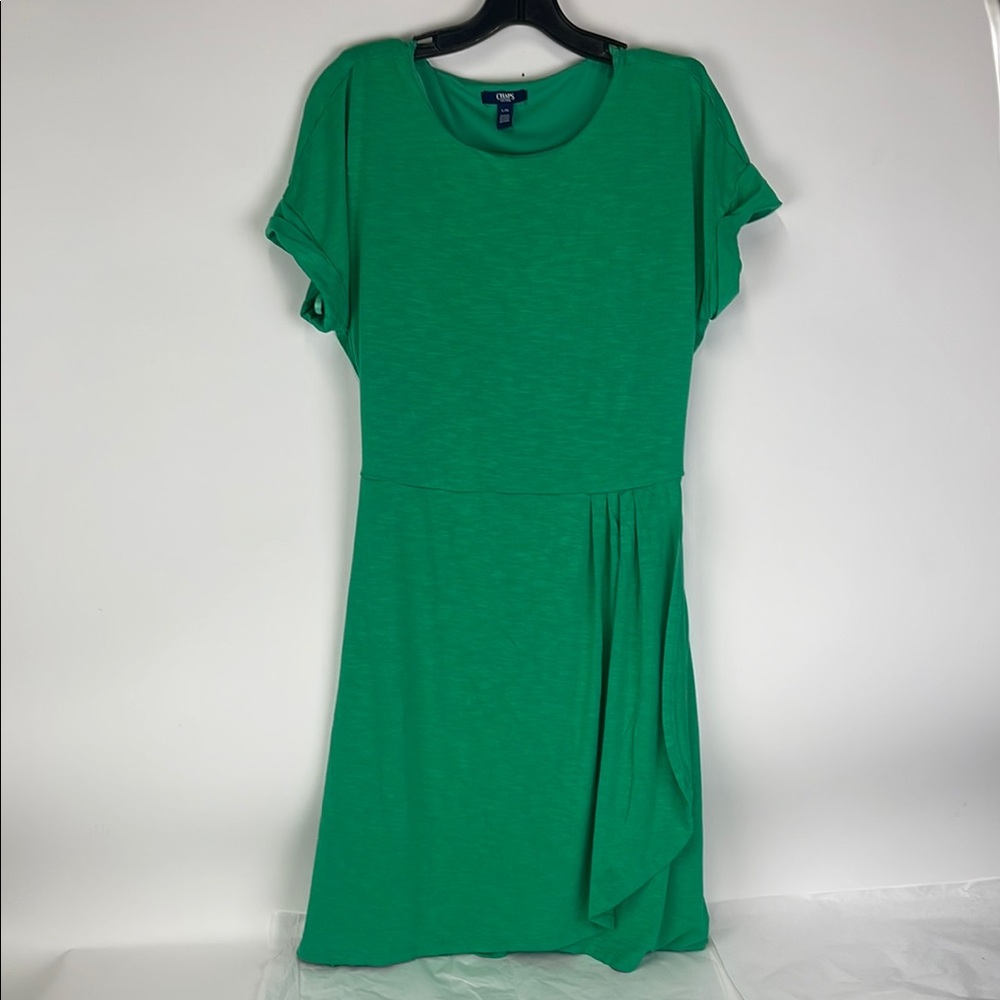 Chaps Green Midi Dress